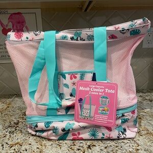 Disney Minnie Mouse Large Cooler Tote w/ Detachable Bottom as Cooler